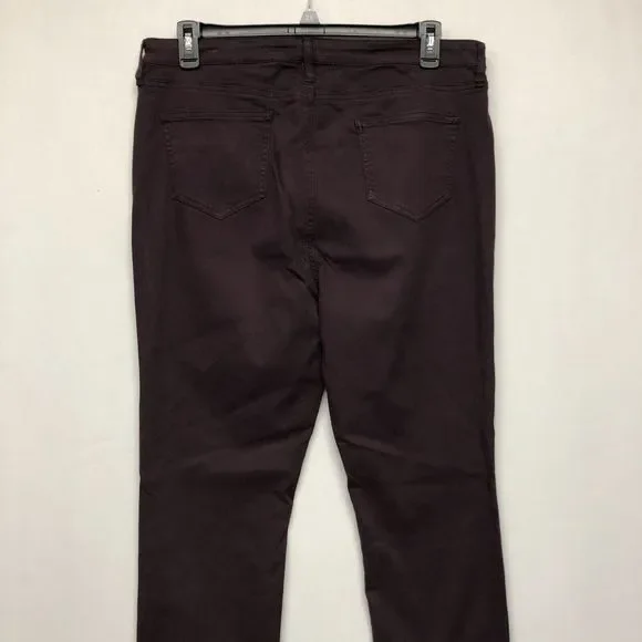 Buffalo David Bitton Women Hanna High Rise Skinny Jeans Size 16 Burgundy B241 20 - Picture 14 of 15